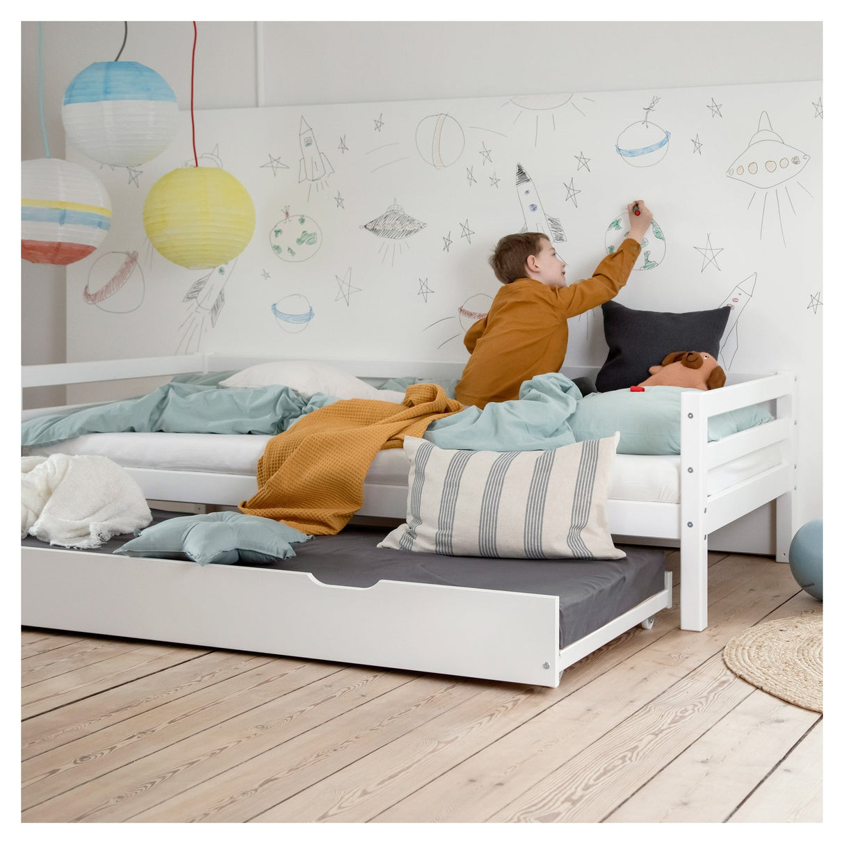 Eco Dream Junior Bed 70x160, White