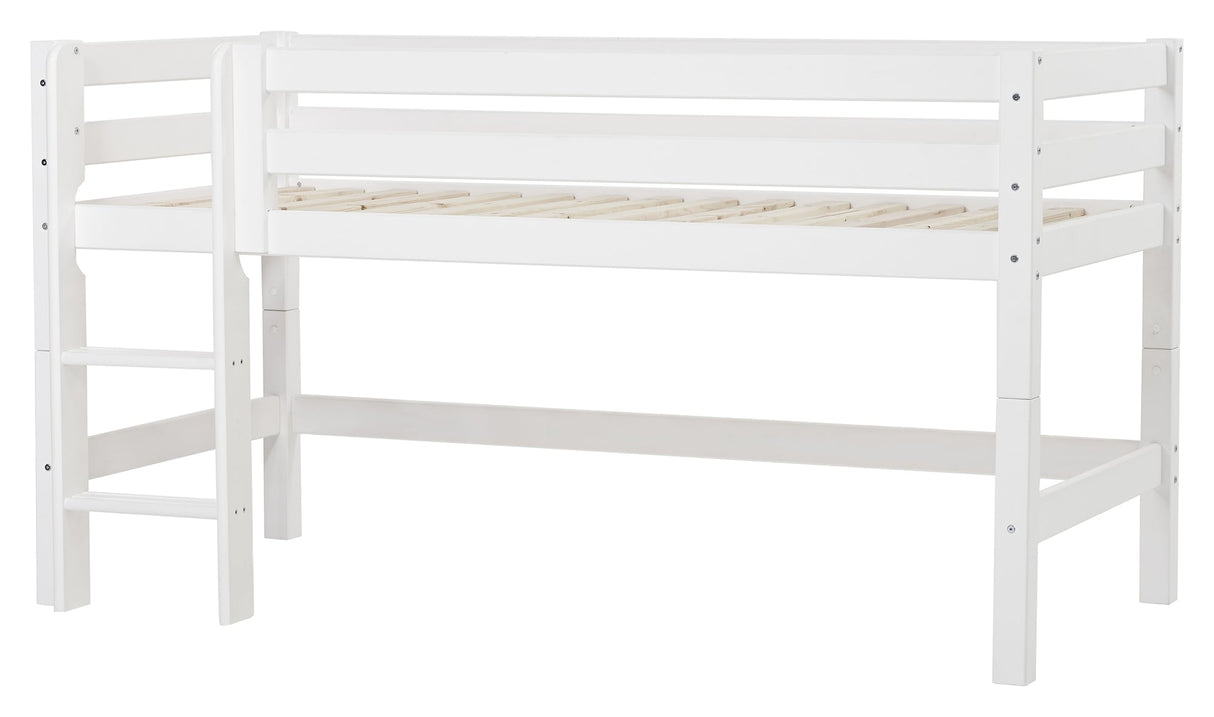 Eco Luxury Half High Bed 90x200, hvit