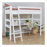 Eco Luxury High Bed with Ladder and Table Top 90x200