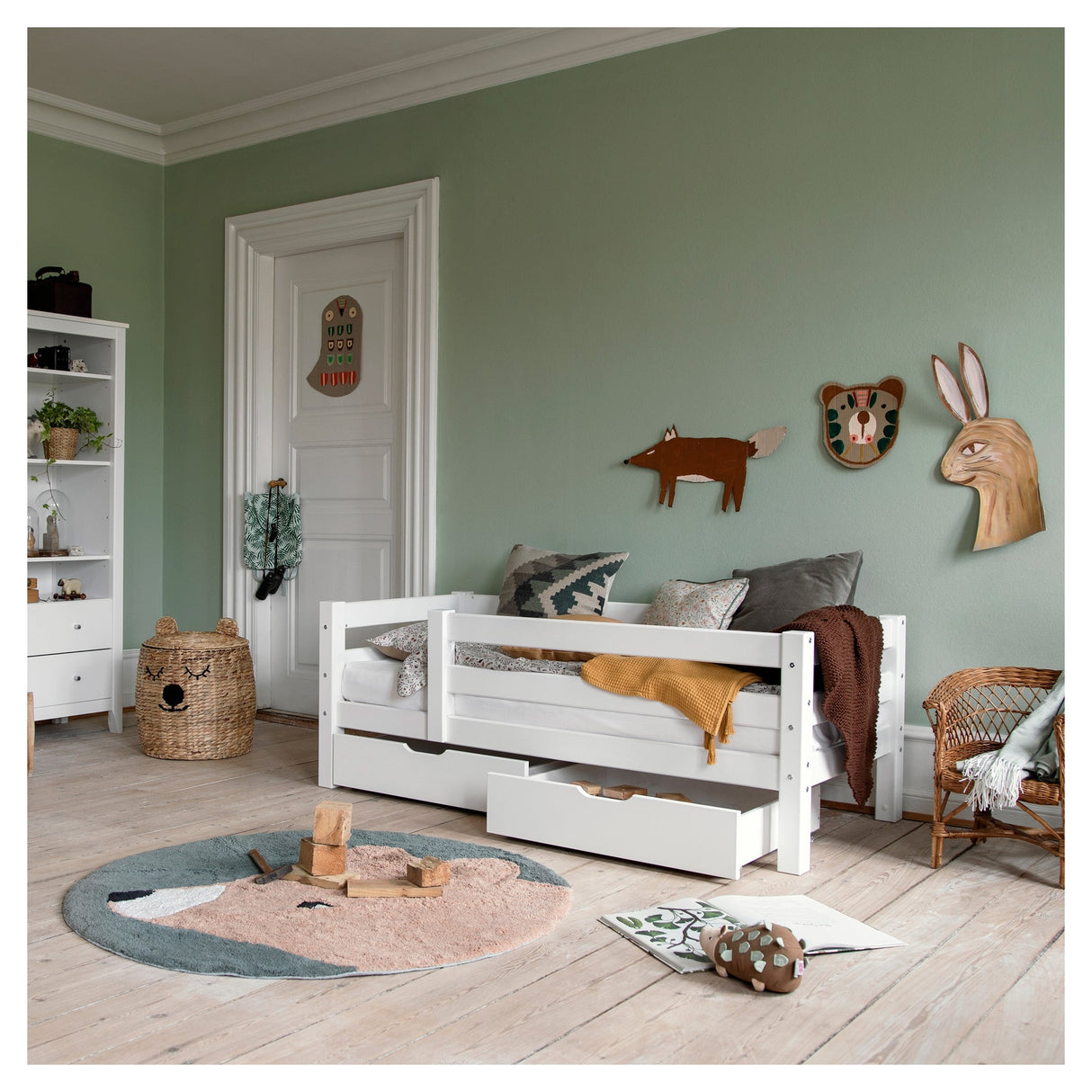 Eco Luxury Junior Bed med 3/4 sengs hest 70x160