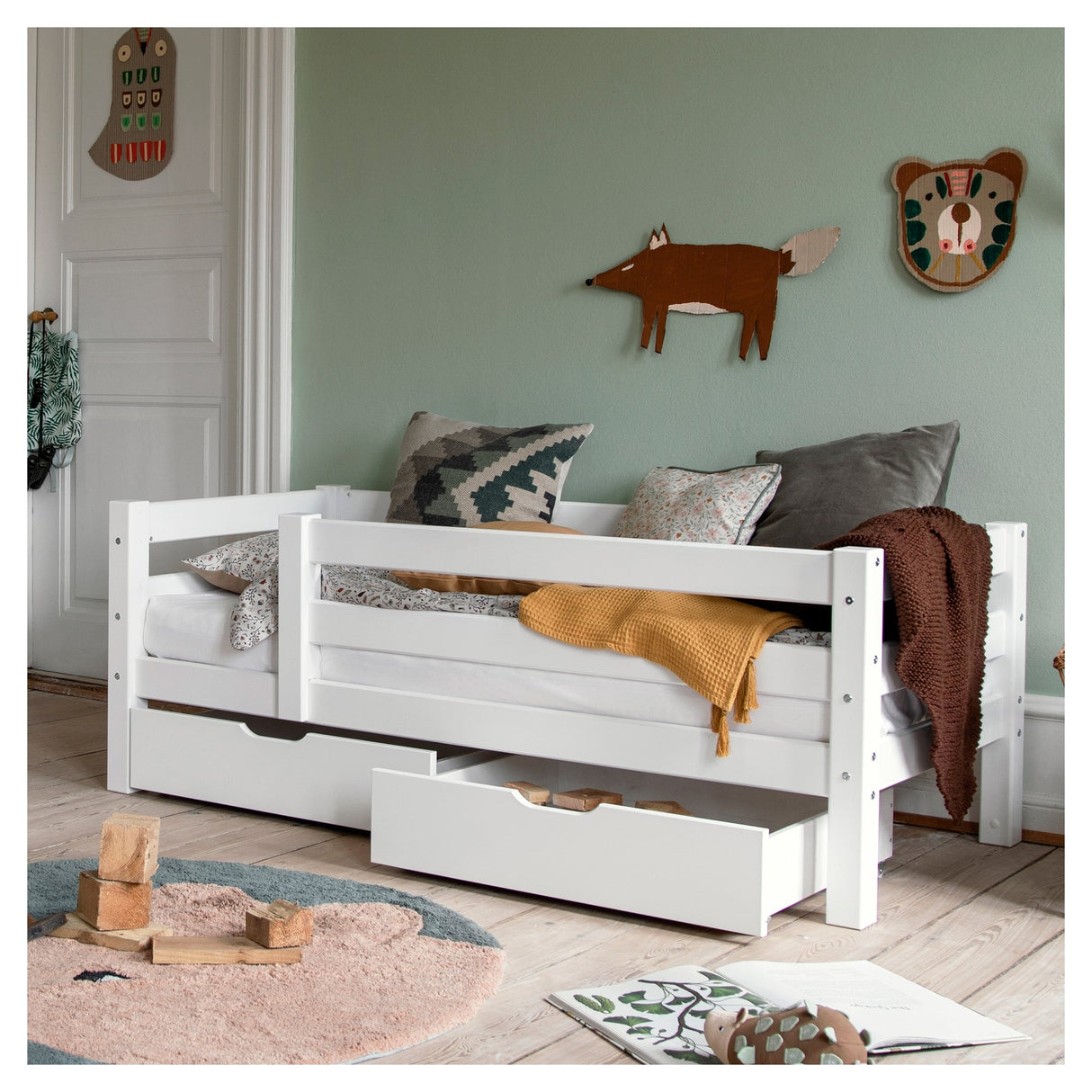 Eco Luxury Junior Bed med 3/4 sengs hest 70x160