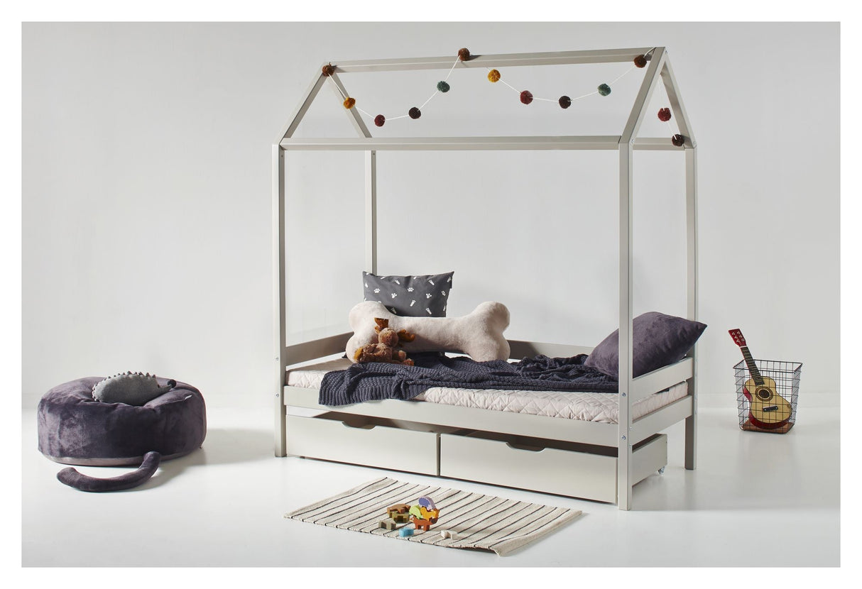 Hoppekids Eco Comfort Bed 70x160 - Dove Grey