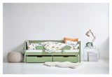 Eco Comfort Junior Bed 70x160, Pale Green