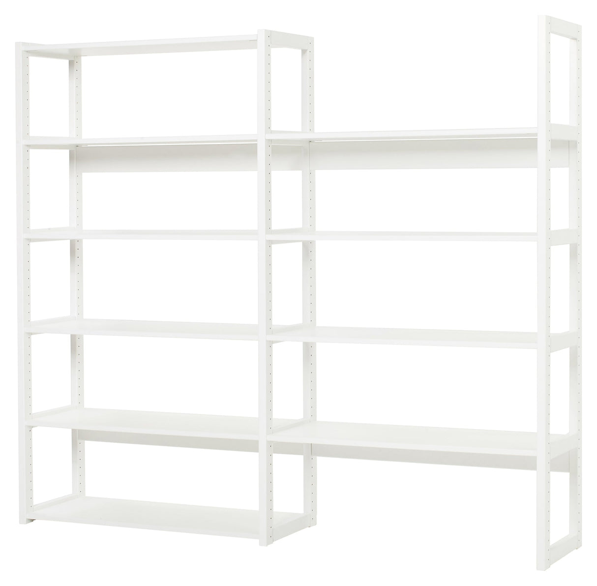 Hoppekids Storey Shelf - 2 seksjoner w. 8 hyller - 100 cm