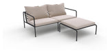 Houe, Avon Lounge Sofa, Ash Sunbrella