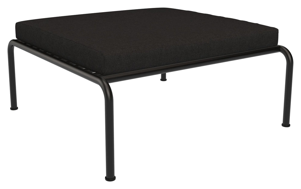 Avon Ottoman, Charcoal Sunbrella