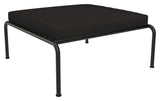 Avon Ottoman, Charcoal Sunbrella