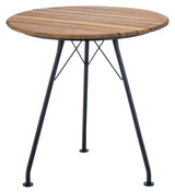 Houe, Circum Café Table Ø74, Bambus/stål