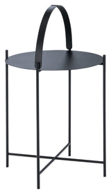 Houe, Edge Tray Table, Black, Ø46