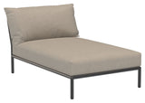 Nivå 2 Chaise Longue, Ash Sunbrella