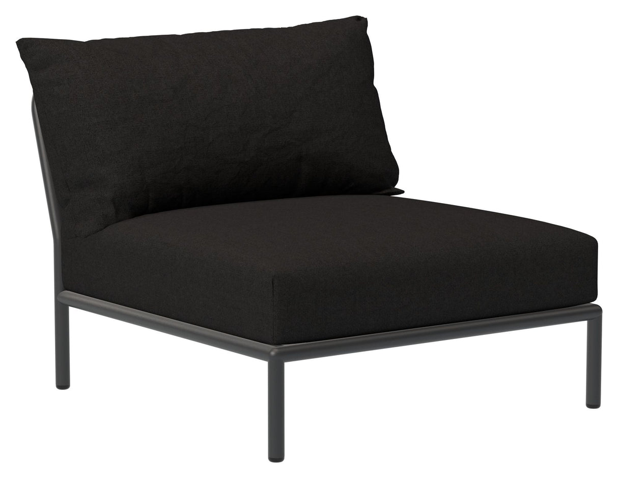 Nivå 2 Lounge Chair, Charcoal Sunbrella