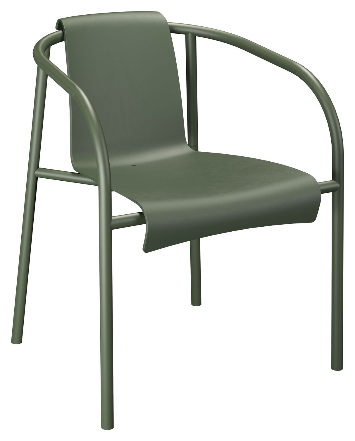 Nami Garden Chair w. arm, oliven