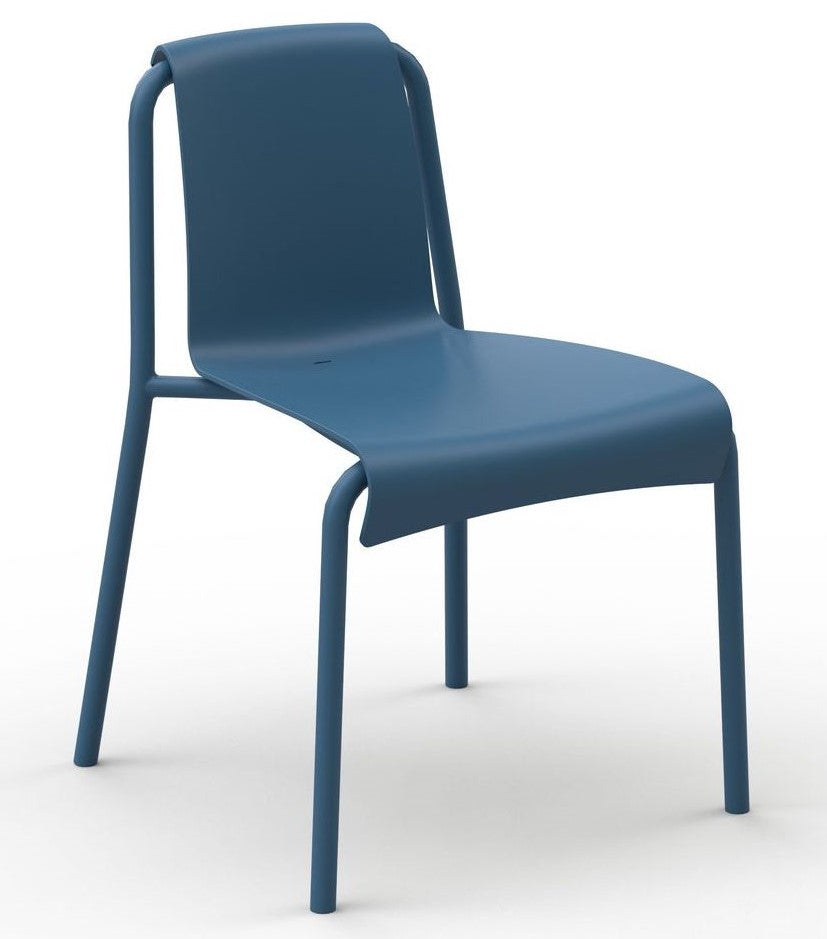 Nami Garden Chair, pulverlakkert, blå