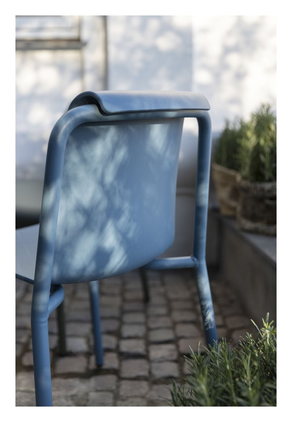 Nami Garden Chair, pulverlakkert, blå