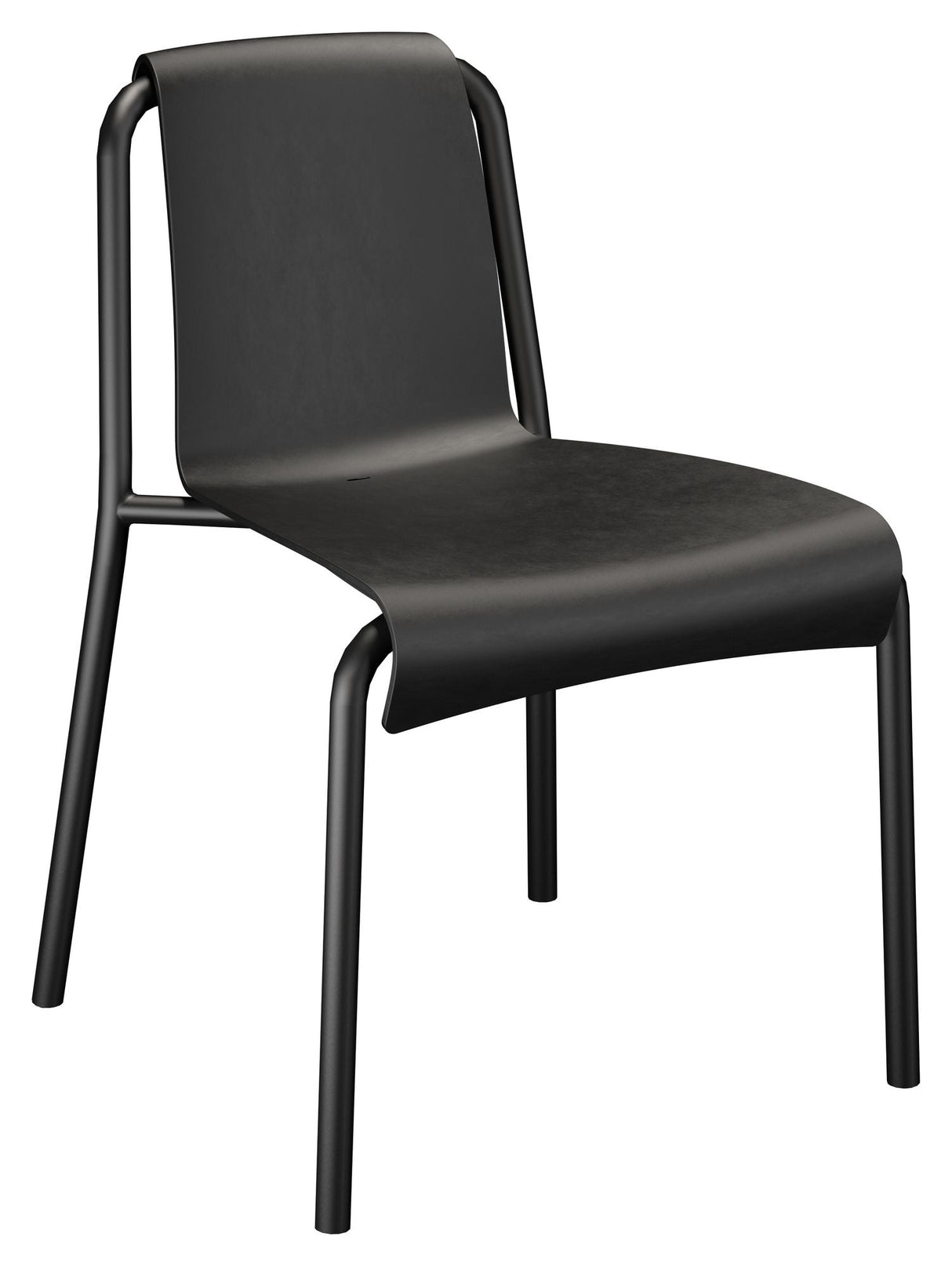 Nami Garden Chair, pulverlakkert, svart