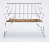 Houe, Paon Bench, White Taupe