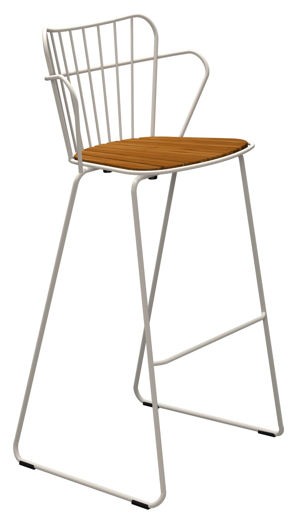 Houe, Paon Bar Stool, White Taupe