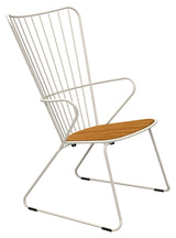 Houe, Paon Lounge Chair, White Taupe