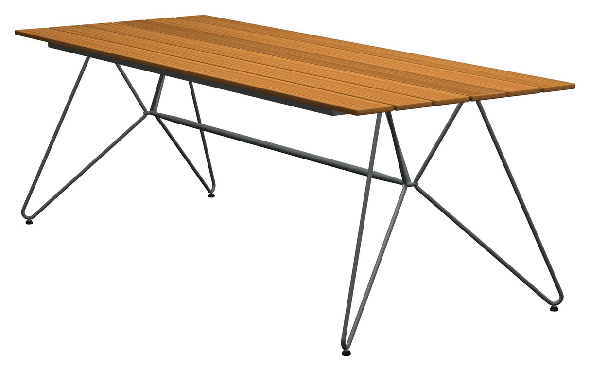 Houe, Sketch Garden Table 220x88, Bambus/Metal