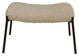 Glasgow Footstool, Beige Teddy