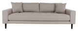 Lido 3-seters sofa, stein