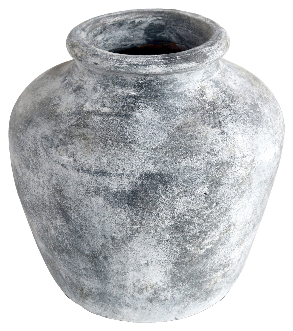 Santo Jar, Antique Light Grey Terracotta