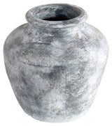 Santo Jar, Antique Light Grey Terracotta