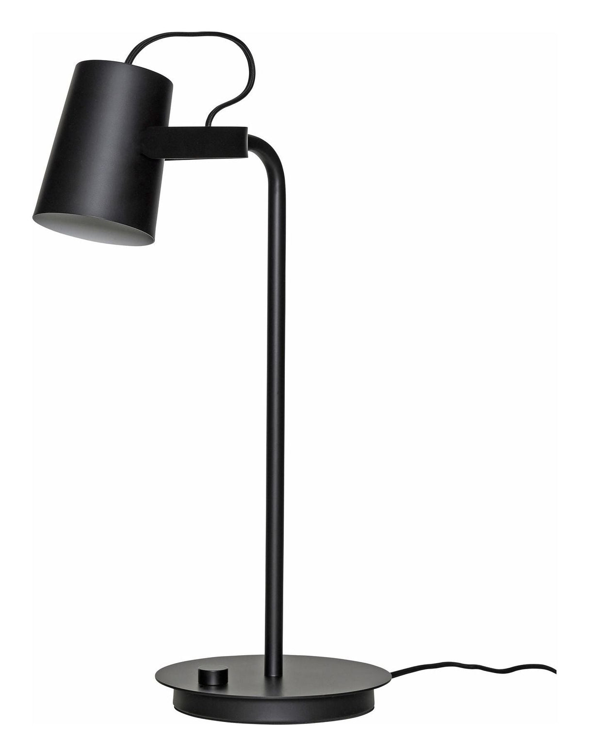 Ivrige bordlampe, svart