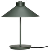 Hübsch formbordlampe, metall, mørkegrønn