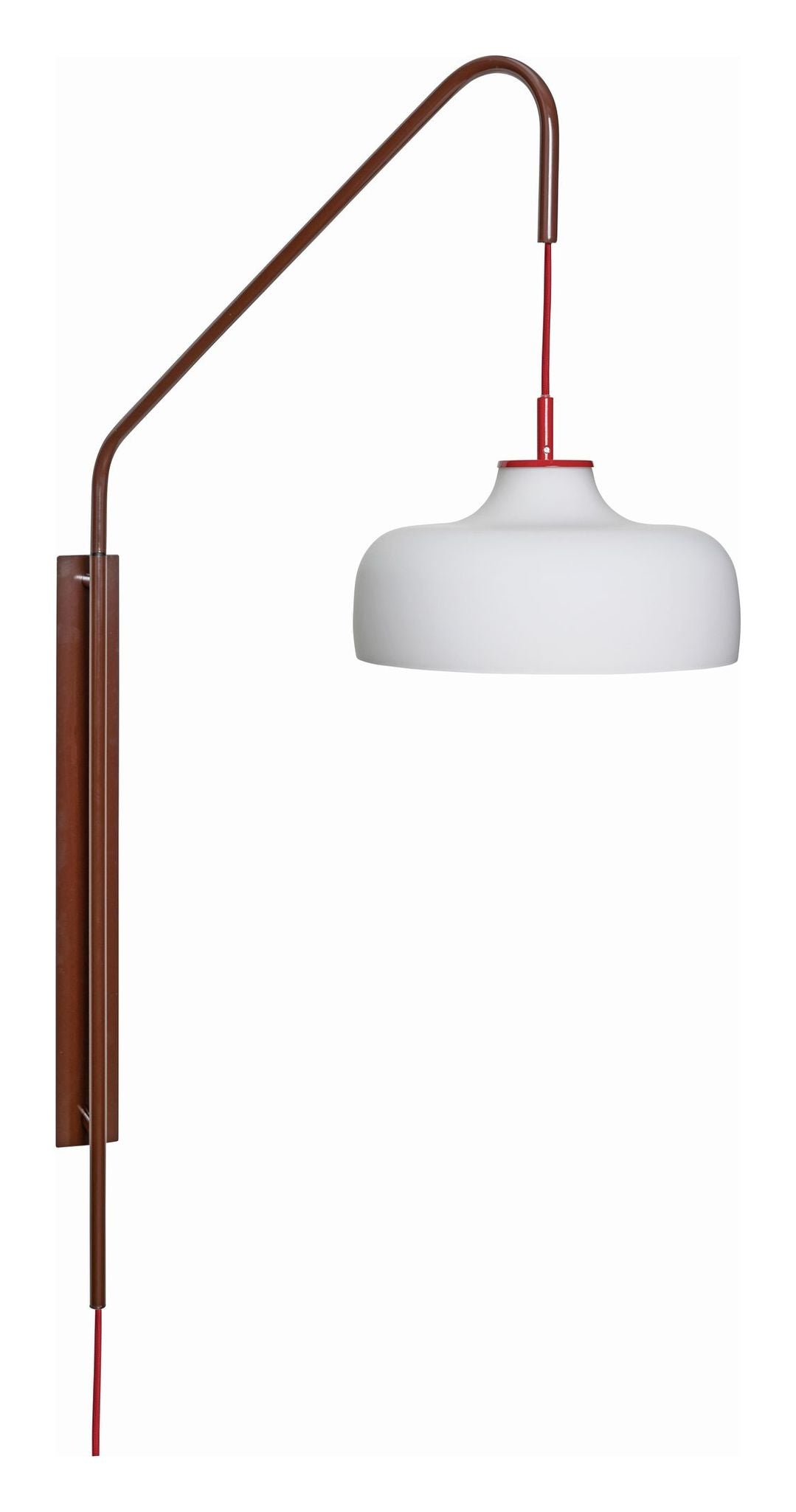 Nåværende vegglampe, rød