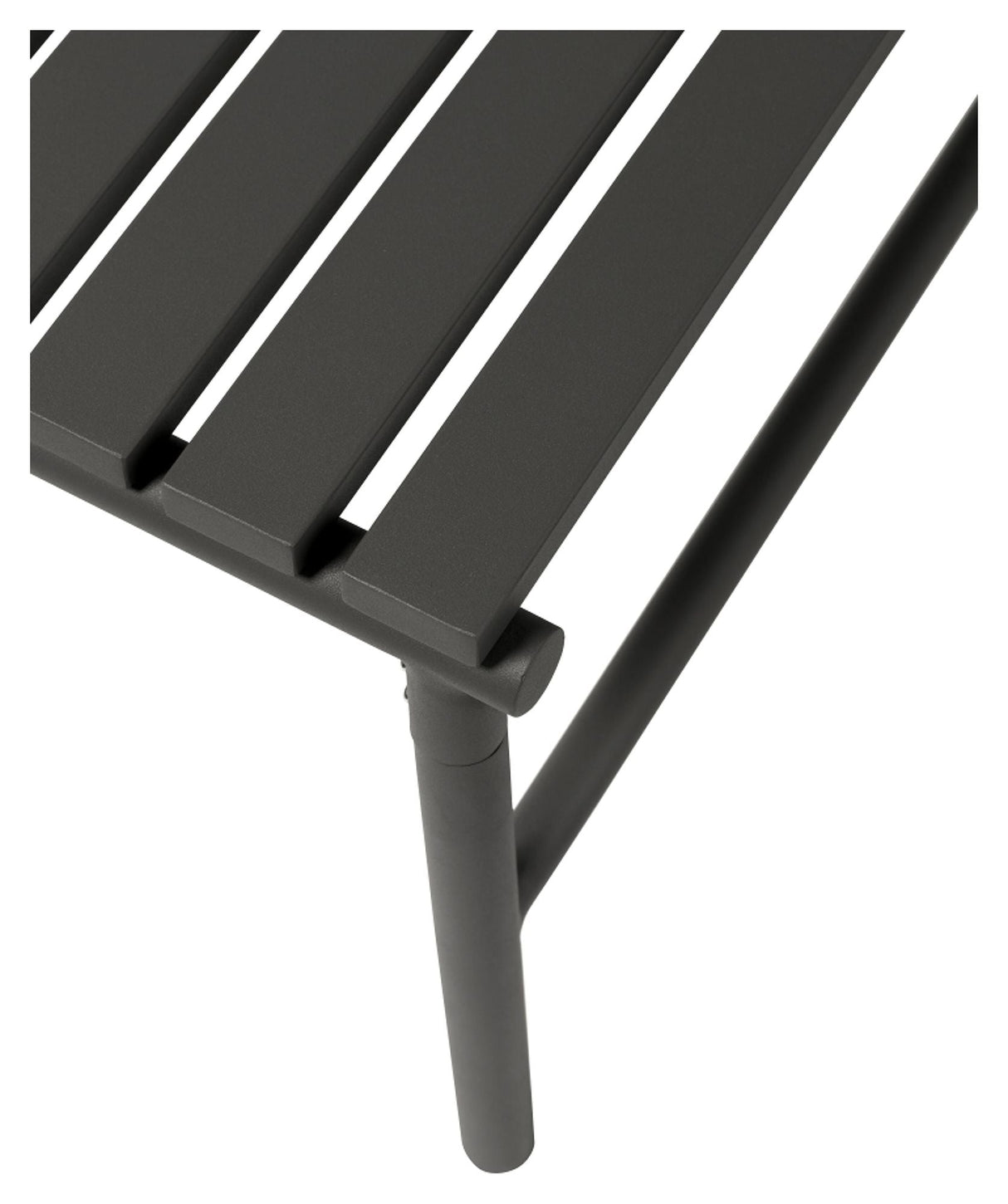 Hübsch Villa Garden Bench, Metal, Black