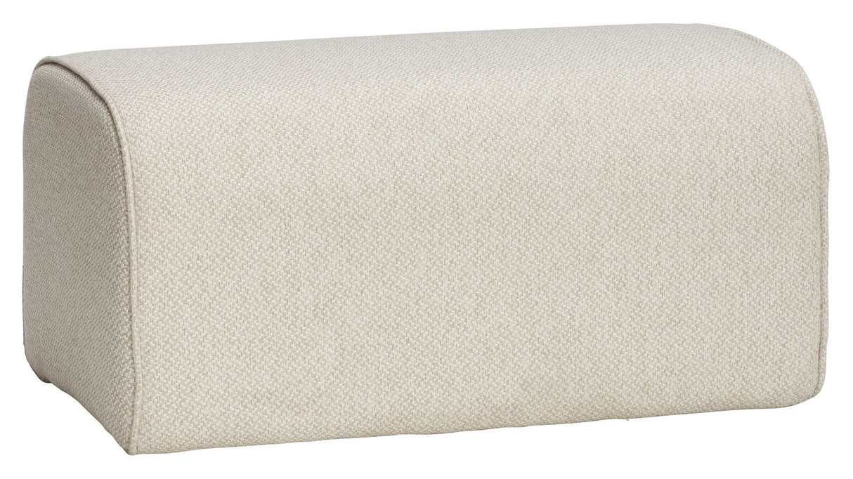 Hübsch Mellow Pouf Beige Fabric