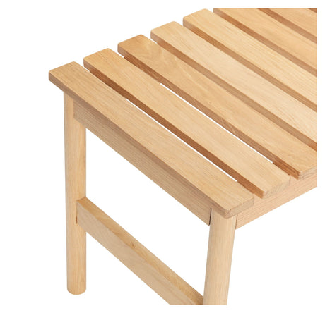 Row Bench Small, Oak, 70x40