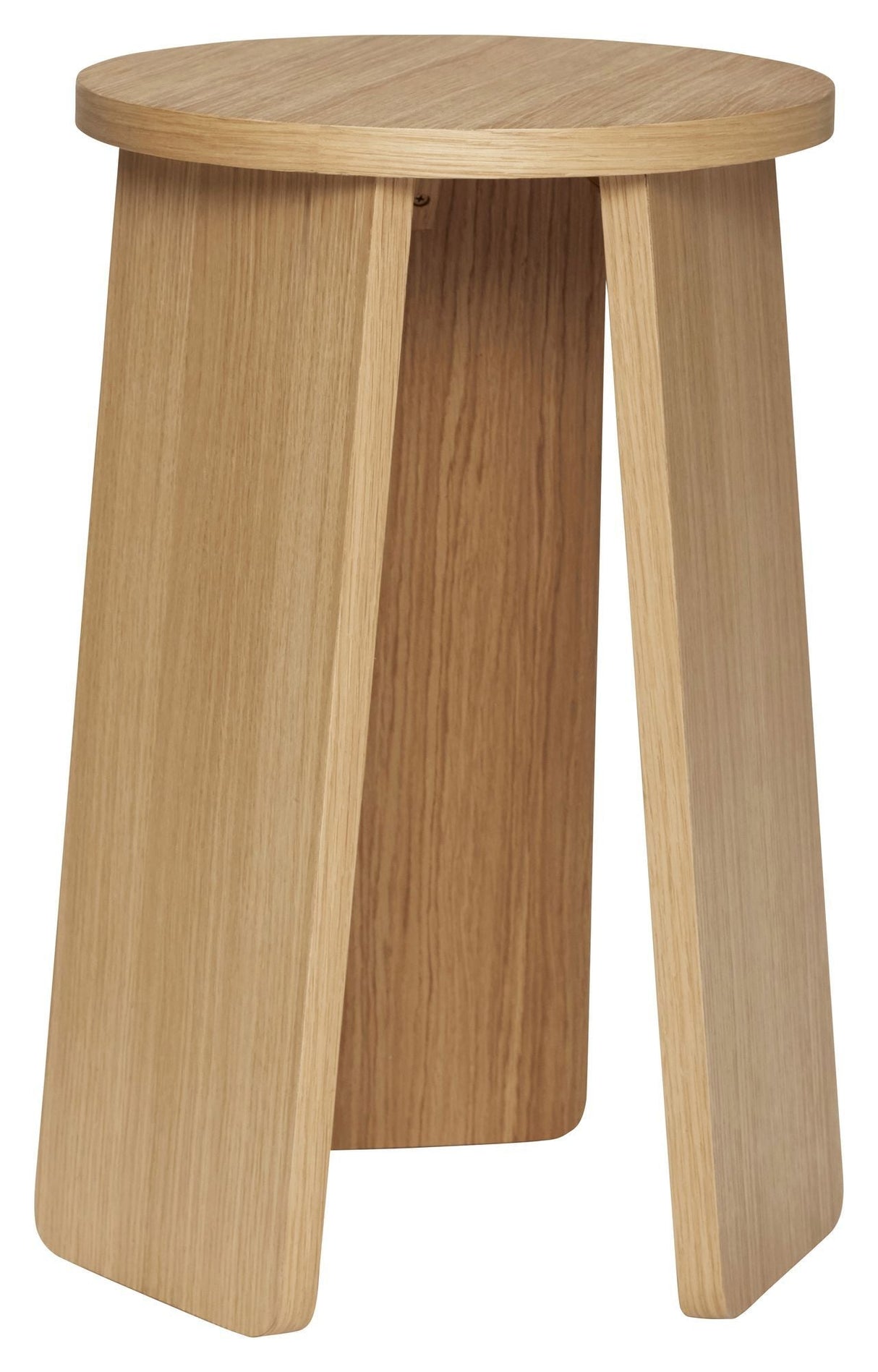 Hübsch Split Triple Stool, Oak Fineer, H55