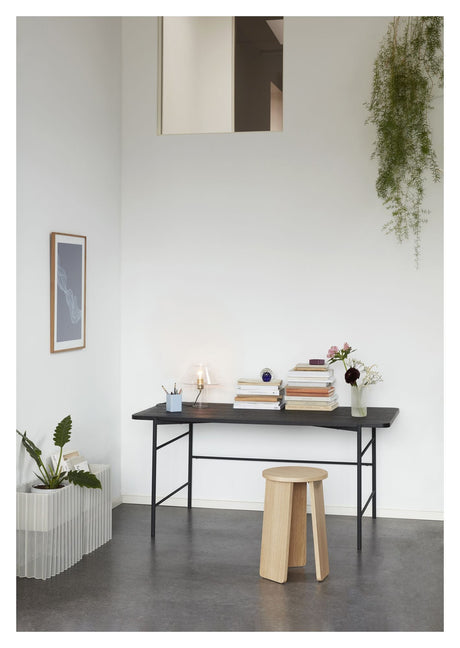 Hübsch Split Triple Stool, Oak Fineer, H55