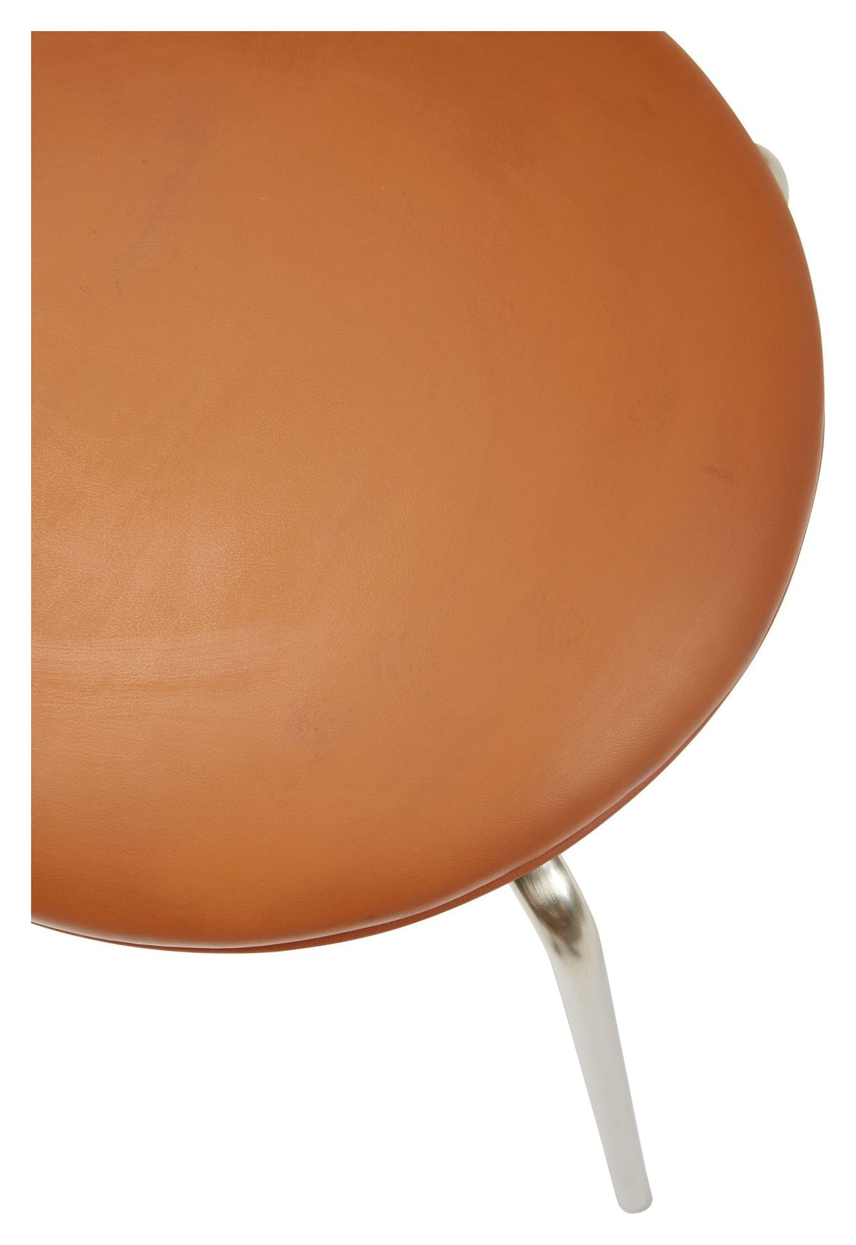 Hübsch Stack Stool, Metal/Brown Microfiber, Oeko-Tex