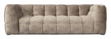 Hudson Sofa - Beige med svarte ben