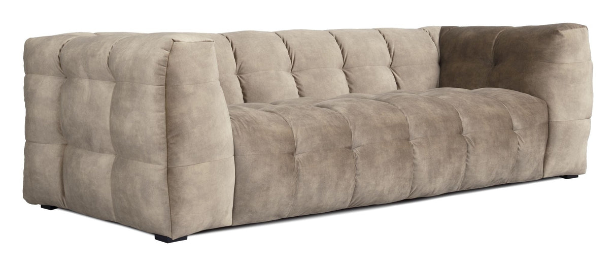 Hudson Sofa - Beige med svarte ben