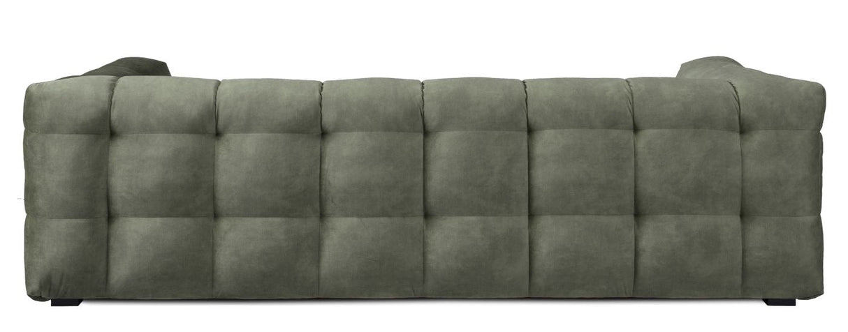 Hudson Sofa - Mørkegrønn w. Svarte ben