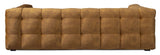 Hudson Sofa - Lett Cognac med svarte ben