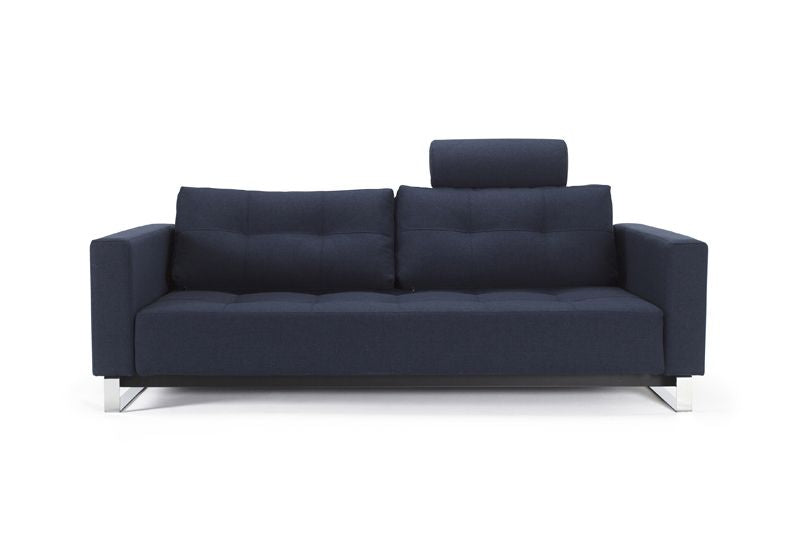 Cassius sofa seng, blandet dans/blå