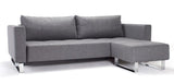 Cassius sofa seng, vri/trekull