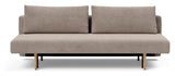 Conlix sofa seng, beige fløyel