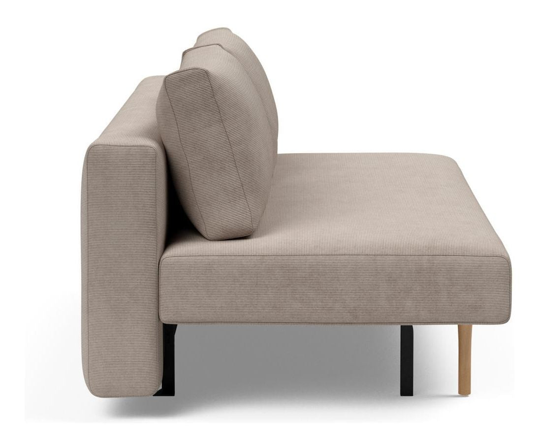 Conlix sofa seng, beige fløyel