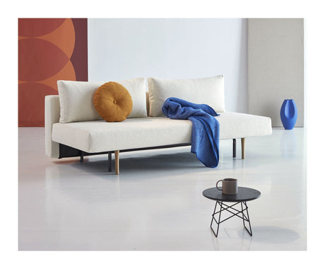 Conlix Sofa Bed, Off-White Bouclé