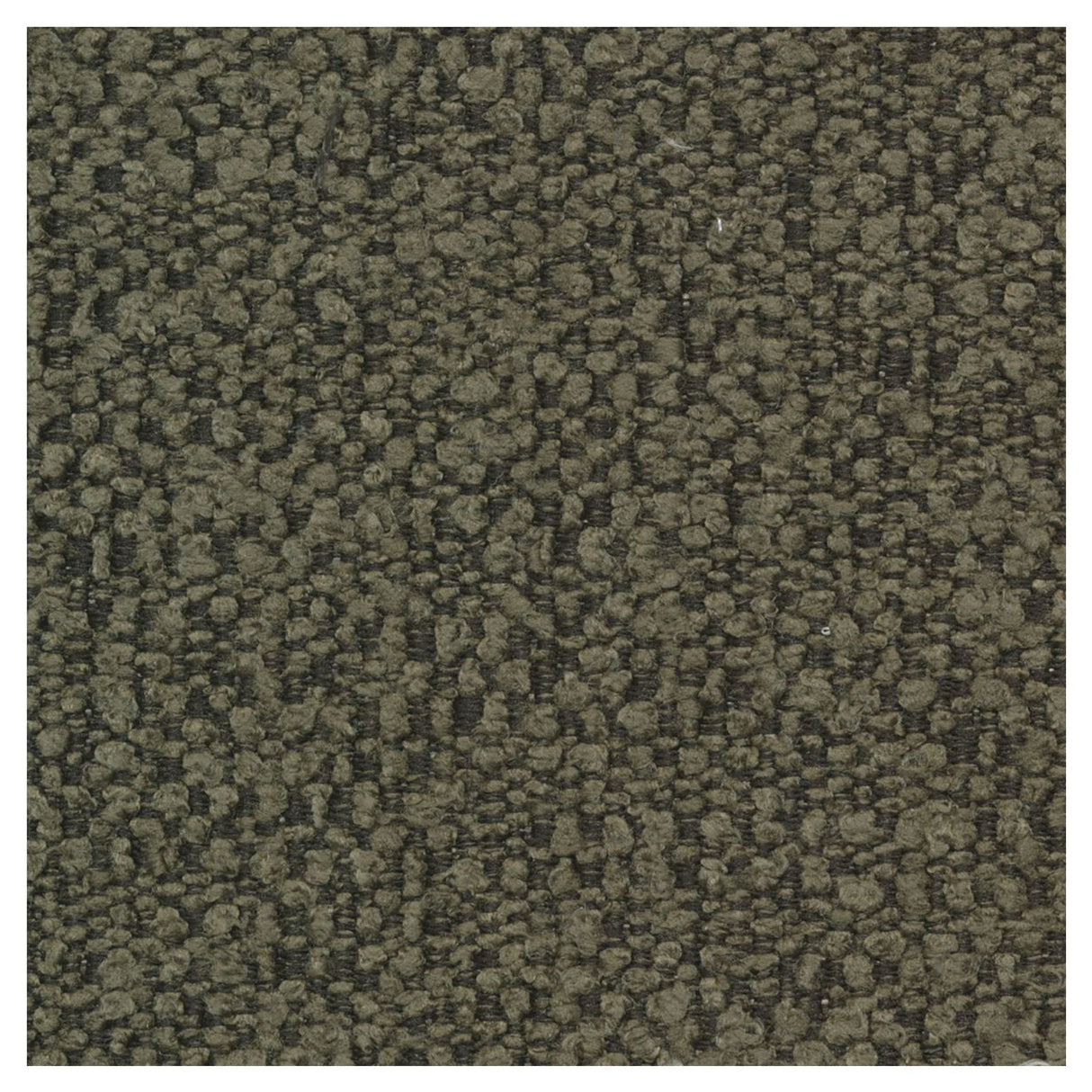 Cornila Puf w. Lagring, Bouclé/Forest Green, 75x75