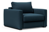 Cosial 80 Lounge Chair, Argus/Navy Blue