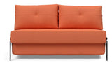 Cubed 140 Alu Sofa Bed, Argus/Rust