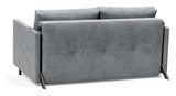 Kubert 140 sofa seng med armlener, vri/granitt