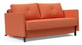 Kubert 140 sofa seng med armlener, argus/rust